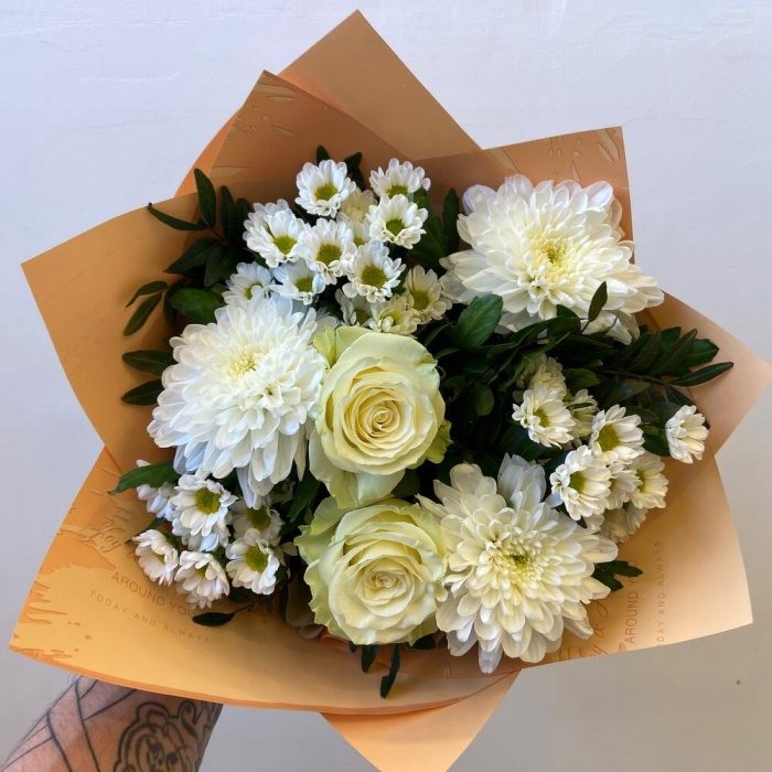 Букет «Розы и хризантемы», фото 6